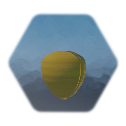 Flowing, honey-yellow object