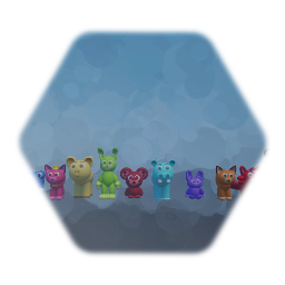 A Week at Abadas Plush set