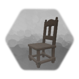 Amnesia prop: Wooden chair 1