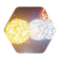 Remix of Planet star size comparison
