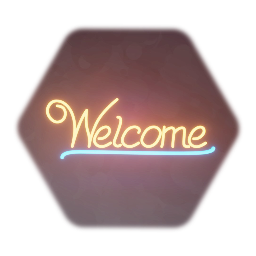 Neon Sign - Welcome