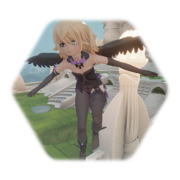 Princess Fischl (Flying, Climbing, Swim, Bow, Sword Character)