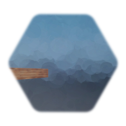 Handpainted Wood Plank