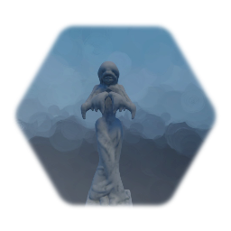 Statue, Stone, Praying Maiden