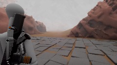 Open desert world test