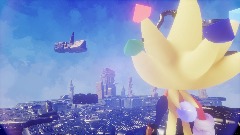 "Evil Sonic" Destroys A City