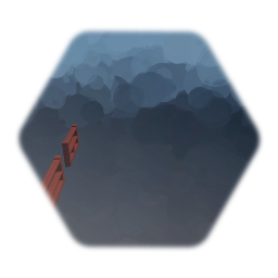 Red traditional railing