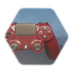 Red PS4 Controller interactive (+ effects)