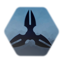 Three-pronged shuriken