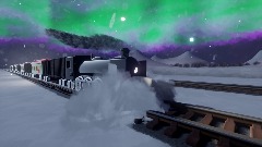 Winter train ride