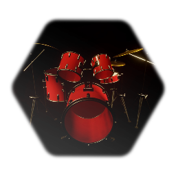 Drum Kit Prop (Customizable)