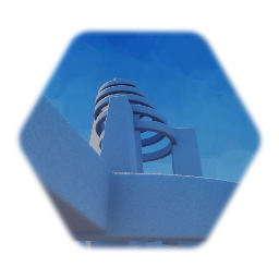 SCI FI Spaceport and orbital cannons