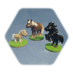 Toy Land - Farm Animals Horses