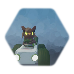 Hokamie the Werewolf Kart