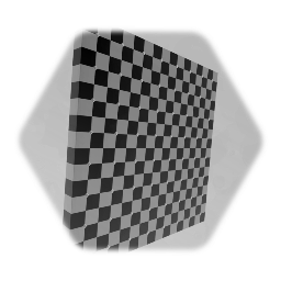 Fancy Black and White Checkered Floor