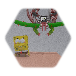 SpongeBob vs Omega flowey 8bit style