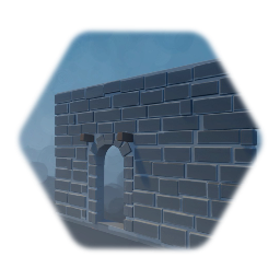 Stone Wall and Doorway 01