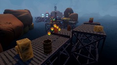 Waste land crashing: a crash Bandicoot Level