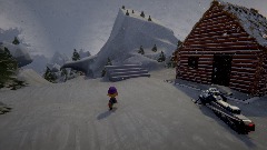 Rowan goes sledding again