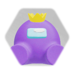Purple Among Us Crewmate Plush (Crown)