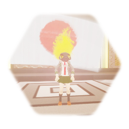 Fluffy the Ghost panther School girl