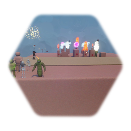 Cursed character and enemies