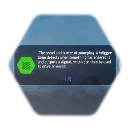 In game show info prompts