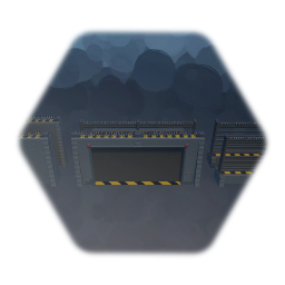 Security walls/fence set