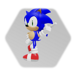 Stylised Modern Sonic