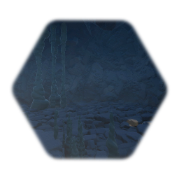 Cave with scientific room