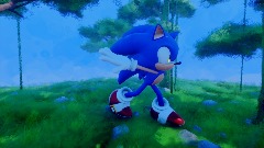 Sonic running animation