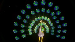 Peacock ruling the world