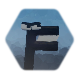 The letter F but it looks actuate