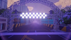 City Streets Dusk Track Remixable (circuit 2)