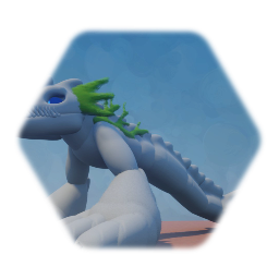 Axial the white swamp dragon