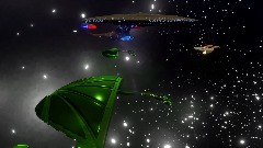 Kirk and Picard VS Romulans