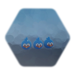 Angry birds the blues puppet