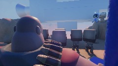 Heavy takes a potty and Heavy sees sackbots crew