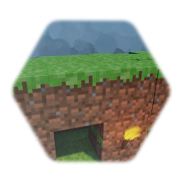 Dirt/grass block house Minecraft