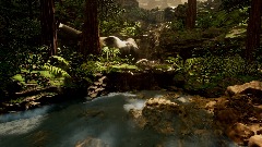 Skeleton waterfall