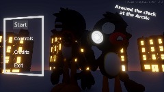 Around the clock at the Arctic concept title screen