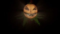 Haunted house Halloween pumpkin