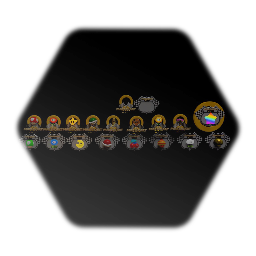 Mario Kart Gold cup emblems