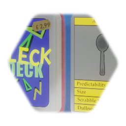 The Pinnacle of Mundanity Fleck Deck Card #6 - A Spoon