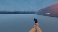 Cod zombie under airplane