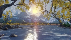 Cottonwood Vista ( Iansaneartist Inspired scene )