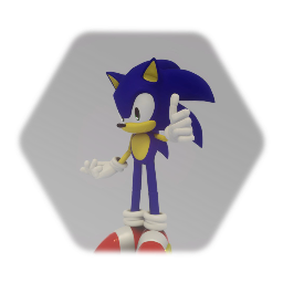 SpamPagedre Modern Sonic Model Rigged