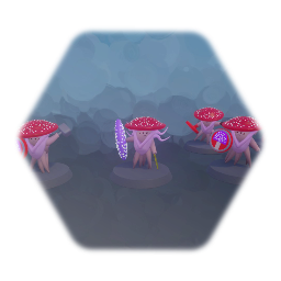 Miniatura de guerrero melee del imperio fungi