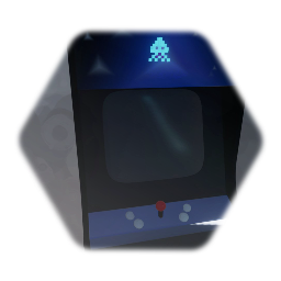 Dynamic arcade cabinet - invaders - decorative