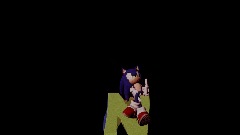 Patrick on a seahorse listening to fly me to the moon